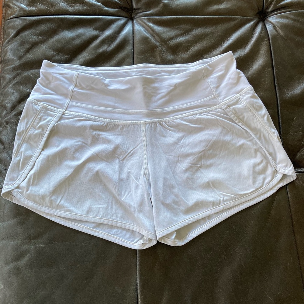 White Lululemon Shorts